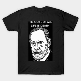 SIGMUND FREUD quote .2 - ink portrait T-Shirt